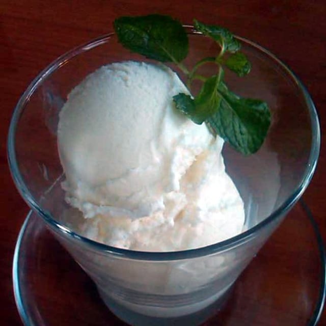 Coconut Ice Cream.