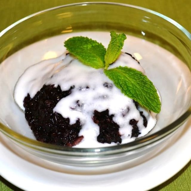 Purple Rice Pudding.
