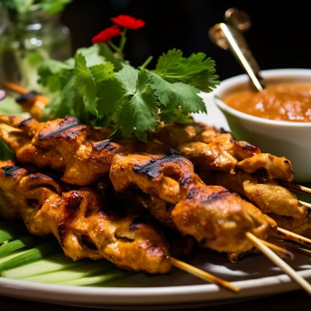 Chicken Sate/Beef Sate.