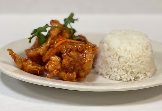 Gasket Orange Chicken.